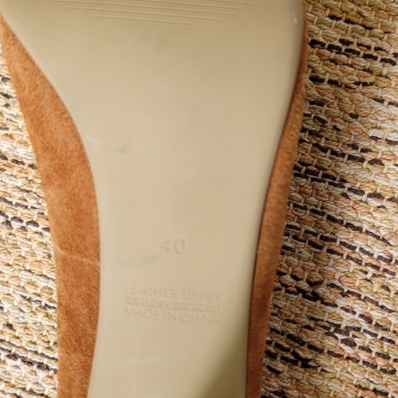 SEED Heritage Suede Pumps with Tie Back - Picture 9 of 11